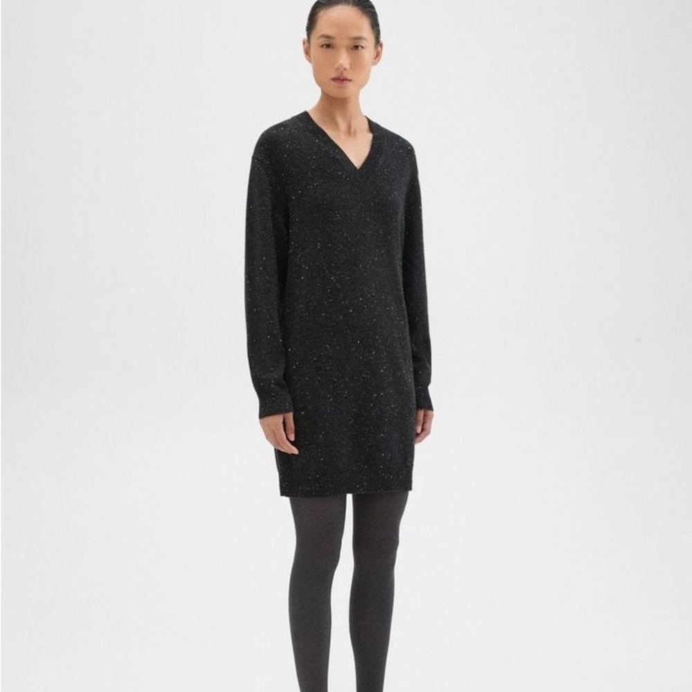 Club Monaco Gray Alpaca Blend Sweater Dress - Picture 7 of 8
